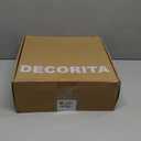 White Felt Bulletin Board Tiles | Modern Cork Board Alternative | Large Cork Boards for Walls | Aesthetic Felt Wall Panels for Office & Home Decor | Pin Board & Photo Board (12-Pack) | White