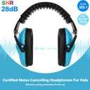 Floriogra 12 Pack Noise Canceling Headphones for Kids, Kids Ear Protection Earmuffs for Autism, Toddler, Children, Noise Cancelling Headphones Sound Proof Earmuffs for Concerts, Air Shows, Fireworks (Unisex, 12 Packs 6-color Mix)
