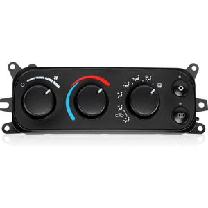599-212 HVAC Control Module A/C Heater Climate Panel Switch Compatible with Dodge Ram 1500 2500 3500 2002-2005 & Dakota 2001-2004, Replaces# 55055905AA 55055905AD 55056246AA
