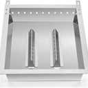 Onlyfire Adjustable Charcoal Tray Fits for Most Weber Spirit and Genesis Gas Grills, Stainless Steel Charcoal Ash Pan, Helps Save Gas While Cooking