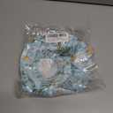 SusiYo Reusable Stretchy Bowl Covers - 5 Pieces, Watercolor Daisies Wildflowers Food Storage Container Elastic Covers for Bread Proofing, Fruits, Kitchen Leftovers