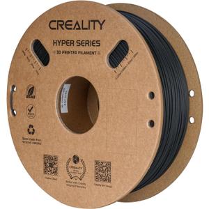 Creality Hyper PLA-CF Carbon Fiber PLA Filament 1.75mm, High-Speed 3D Printer Filament, 50-300mm/s, 1kg(2.2lbs)/Spool, Dimensional Accuracy 0.03mm, Black