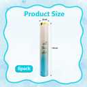 6 Pack Gender Reveal Confetti Cannon, 12 Inch Biodegradable Blue Confetti Poppers for Gender Reveal, Birthday, Wedding, Baby Celebration, Parties