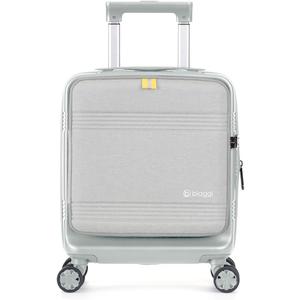 biaggi Runway Hybrid Expandable Underseat Carry-On  Lightweight TSA-Approved Polycarbonate Travel Bag, Perfect for Getaways & Long Weekends (Expandable Underseater, Grey)