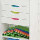 Honey-Can-Do 3-Drawer Craft Storage Cart CRT-06345 White 15.91" x 33.62"