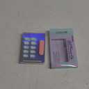 BTArtbox White Press On Nails Short - Soft Gel Press on Nails Almond, White Glue on Nails with Nail Glue, Reusable Stick on Nails in 16 Sizes, Cream Puff