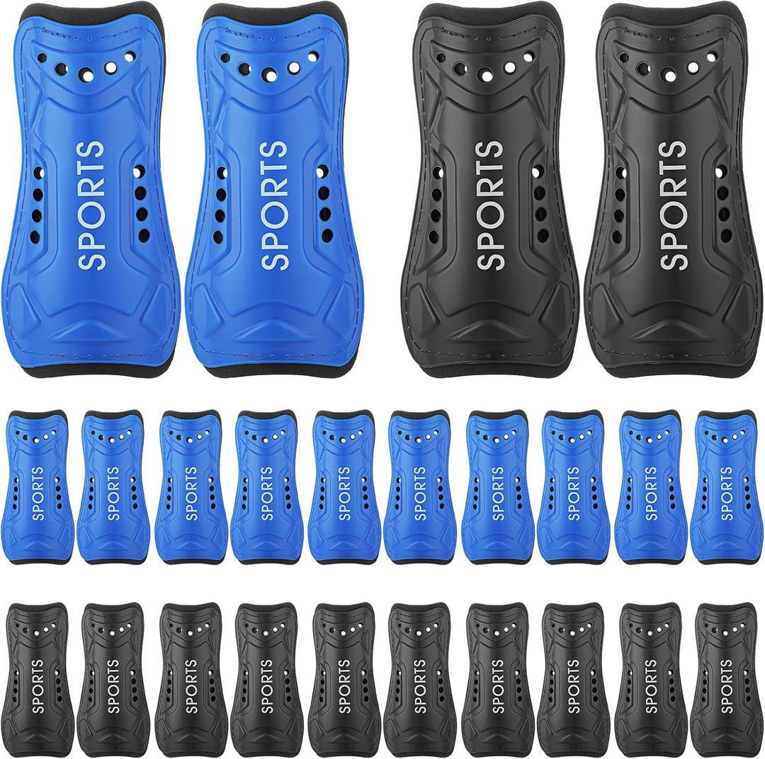 Civaner Youth Soccer Shin Guards Lightweight Breathable Child Calf Protective Gear Soccer Equipment Kids Shin Guards for 4-12 Boys and Girls Children Teenagers (M4-8 years old)