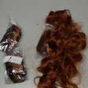 Dorsanee Ginger Braiding Hair for Boho Braids 20 Inch 4 Packs Pre Stretched Braiding Hair and 18 Inch 1 Pack Deep Wave Crochet Boho Braids Synthetic Hair Extensions (350#)