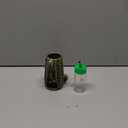 2-in-1 Adjustable Hamster Water Bottle for Glass Tank - 80ML, No Drip Ceramic Holder for Dwarf Hamster, Mice, Rat (Dark Green)
