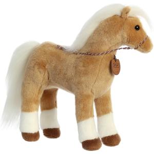 Aurora Exquisite Breyer Morgan Stuffed Animal - Realistic Detailing - Imaginative Play - Brown 13 Inches