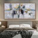 Abstract Wall Art Colorful Canvas Wall Art Living Room Decorations Large Wall Art Office Decor Abstract Watercolor For Home Bedroom Decor Kitchen Artwork 29x58 Inch With Framed