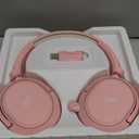 Wireless Gaming Headset, 7.1 Surround Sound, 2.4GHz USB Gaming Headphones with Bluetooth 5.4, 100H Battery, ENC Noise Canceling Mic, RGB Light, Wireless Headset for PC PS5 PS4 Mac Switch (Gray-Pink)