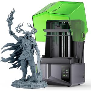 ELEGOO Saturn 4 Resin 3D Printer, 10" 12K HD Mono LCD, Automatic Leveling, Intelligent Mechanical Sensor, Large Printing Size of 218x122x220 mm/ 8.62 x 4.84 x 8.66 inches