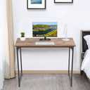 BestOffice Computer Desk Home Office Desk 39 inches Gaming Desk Multi-Function Writing Table Student Art Modren Simple Style PC Wood and Metal Desk Workstation for Small Space, Vintage
