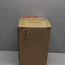 Outdoor Pendant Light Fixture, Farmhouse Exterior Globe Anti-Rust Hanging Lights with Adjustable Chain, Bronze Ceiling Outdoor Lantern Light with Seeded Glass for Front Door, Entry, Porch, and Gazebo