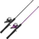 Zebco 33 Spincast Reel and 2-Piece Fishing Rod Combo, 5-Foot 6-Inch Durable Fiberglass Rod, Quickset Anti-Reverse Fishing Reel with Bite Alert
