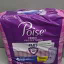 Poise Incontinence & Postpartum Pads for Bladder Leaks, 7 Drop Ultra Absorbency, Long Length, 39 Count
