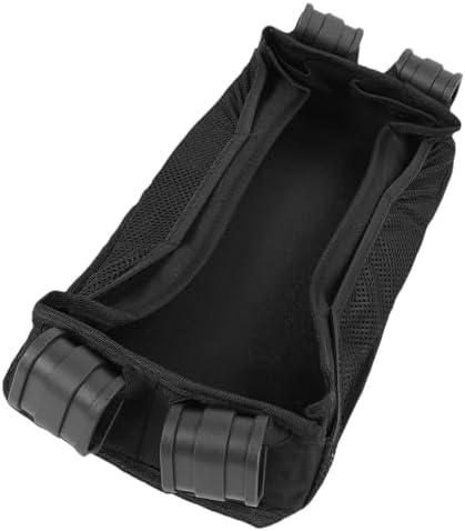 Yinhing Stroller Snack Tray Extra Sturdy Base Leak Proof Stroller Tray Attachment with Side Mesh Pockets (S)