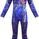 WYYXYB Girls Mal Costume Birthday Party Dress Halloween Cosplay Outfits, 8