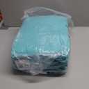 Three Geese Pinch Pleat Waterfowl Feathers and Down Comforter Queen Size Duvet Insert,750+ Fill Power,1200TC 100% Cotton, Premium All Seasons Aqua-Sky Warm Hotel Comforter with 8 Tabs.