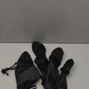 Waterproof Dog Boots for Small/Medium Dogs -Dog Paw Protectors Dog Suspender Boots Anti-Slip Pet Shoes for Outdoor Walking, Reflective Stay-On,Dirt-Proof Comfortable Booties (Black, Medium)