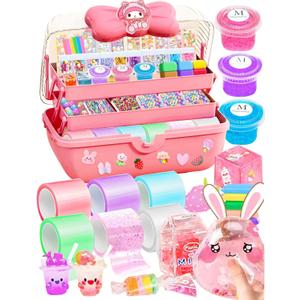 Jimcii Make Your Own Nano Tape Bubble Kit for Kids, Birthday Gifts for 4 5 6 7 8 9 10 11 12 Year Old Girls Girl Grandkids, Kids Toys for Girls 4-6 6-8 7-8 8-10 10-12