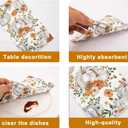 200 PCS Thanksgiving Pumpkin Napkins - 3 Ply Heavy Duty Fall Pumpkin Paper Napkins - Thanksgiving Disposable Hand Towels Napkins for Friendsgiving Table Decor Party Supplies