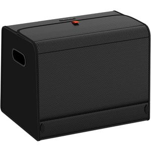 GMQ Car Trunk Organizer for SUV,Car Organizers and Storage with Collapsible Storage, Large Capacity for SUV, Truck, MPV (Carbon Black, M-15.8 * 13 * 12.5IN)