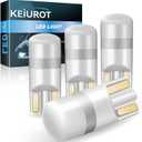 Keiurot House Number Light Bulb 194 193 Bulb Address Sign LED Replacement Address Light Bulb Kit,Landscape RV and Cabinet Lighting White,10-30Volt AC/DC 4Pack