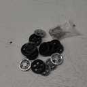 Luggage Suitcase Replacement Wheels Luggage Replacement Wheels Wear-Resistant Mute Suitcase Rubber Swivel Caster Repair Kits (Sliver-55mm-8pcs)