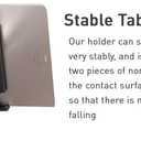 Niumowa Gooseneck Tablet Holder - Flexible Tablet Stand, Tablet Holder,Cell Phone Holder,Cell Stand, Flexible Adjustable Arm in Bed for/Mobile Phone/Switch/etc, 98 cm Total Length (Black)