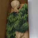 Lulu Home 2 Packs 16.5 Inch Artificial Mini Christmas Tree, Small Tabletop Desktop Xmas Tree with Burlap Base, Realistic Pine for Home Office Party Festival Decorations