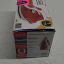 BLACK+DECKER Variable Control Compact Iron, TrueGlide Premium Nonstick Soleplate, Ergonomic Mist/Steam Burst, Red