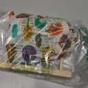 Appoft Montessori Wooden Beads Mastery Kit: Fine Motor Skills Builder for Toddlers 2-5 Stacking Blocks Lacing Beads Travel Learning Toys STEM Gifts for 2 3 4 5 Year Old Boys Girls Toys for Ages 2-4 (Fruit)