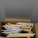 36 Pcs Mini Canvas and Easel Set for Painting, 4 x 4 Inch Canvas Panels with 6 Inch Wooden Easels for Oil Acrylic Painting Christmas Birthday Valentine's Mother's Day Art Crafts Party Favors