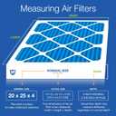 Nordic Pure 20x25x4 (Actual Size: 19 1/2 x 24 1/2 x 3 5/8) Pleated MERV 7 Air Filters 2 Pack