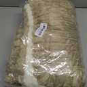 Mivnue Pet Couch Cover, Couch Covers for Dogs, Washable Dog Sofa Covers Couch Protector, Fuzzy Non Slip Couch Slipcover Pet Friendly (Brown, 27.6" x 59.1")