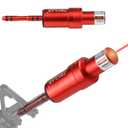 ZBULAR 2nd 2-in-1 Bore Sight Laser Training Cartridge for Cal .22lr/9mm/38spl- for Dry Fire Laser Training Cartridge, for Shooting Training Practice & Sight Calibration,USB-C Rechargeable Feature