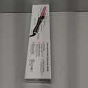 Extra-Long Barrel Rotating Curling Iron with Short Clamp, Automatic Curling Iron 1 Inch Creates Loose Curls for Medium and Long Hair, High Heat 410F, Instant Heat up, Double Ceramic, Dual Voltage