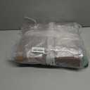 Upgraded Clear Vinyl Outdoor Curtains for Patio Waterproof, Clear Vinyl Patio Enclosure, Heavy Duty Tarp with Grommets, Rope and Zip Ties for Porch, Pergola, Gazebo, Balcony(8'H x 12'W)