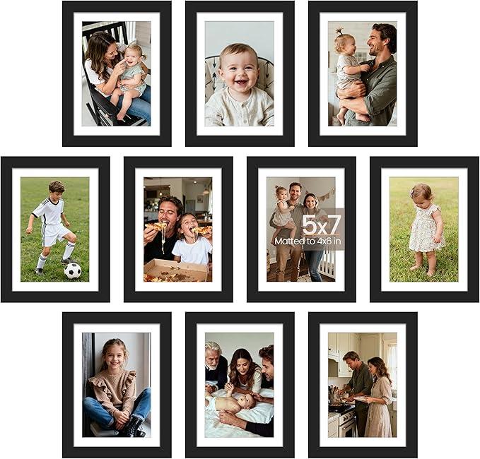 Pack of 10 Picture Frame 5x7 