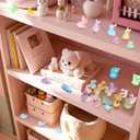 100PCs Mini Resin Animals, Mini Ducks Unicorns Rabbits Dolphin Frog Dinosaur Cat Luminous Animals Glow in The Dark to Hide Around The Office Home for DIY Garden Dollhouse Combination
