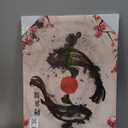 XDTIOPIMY - MCAshe Art - Vintage Japanese Koi Fish Wall Art - Serene Black Koi & Red Cherry Blossoms Framed Canvas Print - Asian Decor for Living Room, Bedroom, Office - Ready to Hang 16x24 Inches