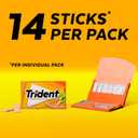 Trident Tropical Twist Sugar Free Gum, 12 Packs of 14 Pieces (168 Total Pieces) (EXP 06/21/26)