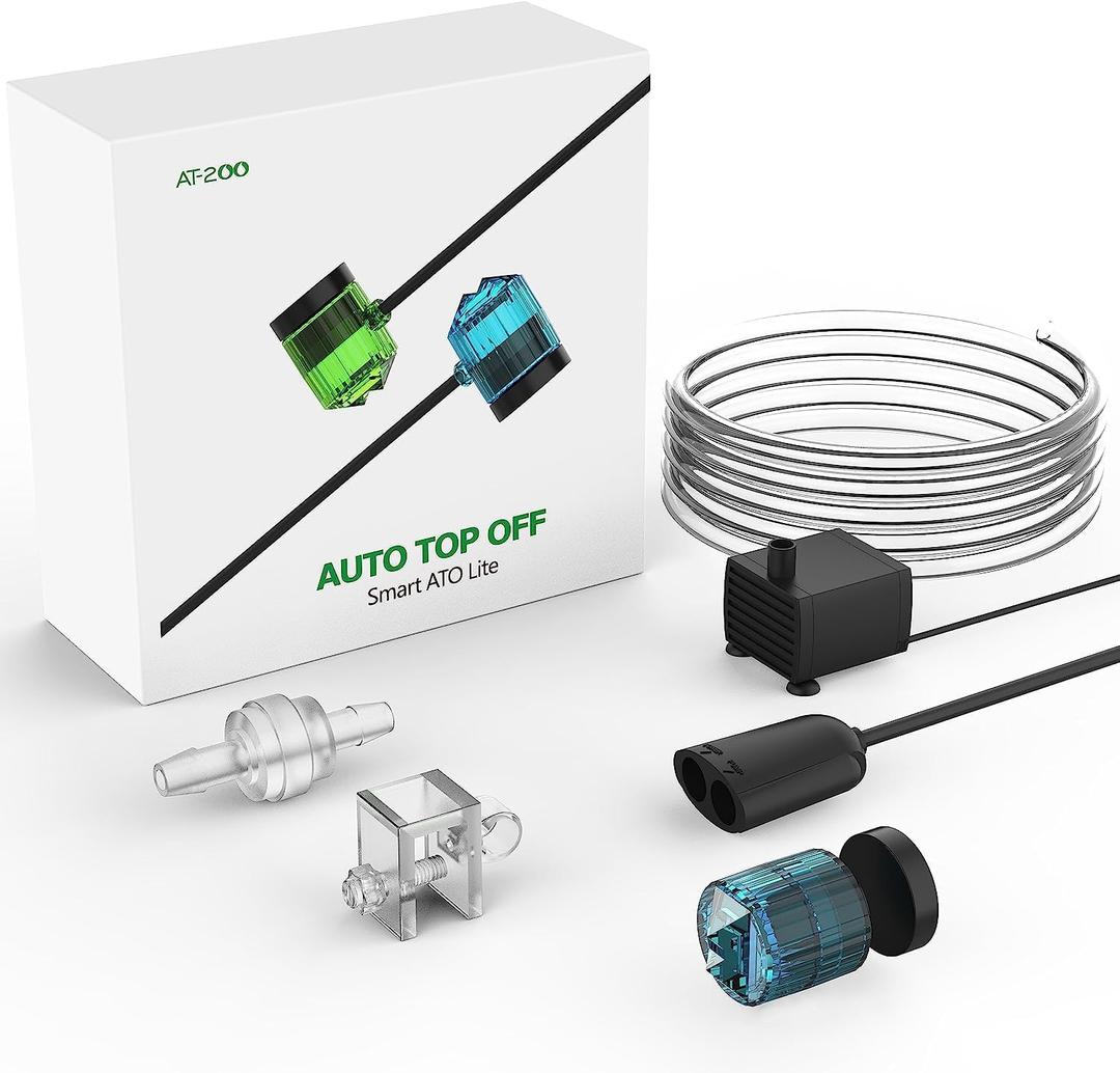 Useek Auto Top Off for Saltwater Aquarium Water ATO System for Both Reef and Fresh Tank - Blue