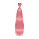 Pink Bundles Human Hair Straight Bundles 28 Inch Pink Straight Bundles Unprocessed Brazilian Virgin Hair 1 Bundle 50 Gram Per Bundle Deals Quick Weave Hair Extensions For Woman