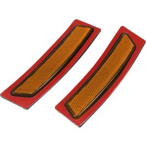 X AUTOHAUX Pair 63147295541 63147295542 Front Bumper Reflector Side Marker for BMW 420i 2016-2017 428i 2014-2016 430i 2017 Replace Original Reflector Yellow