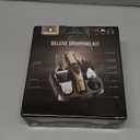 SHPAVVER Beard Trimmer for Men: Professional Barber Hair Clippers - 12-in-1 Cordless Grooming Kit - Waterproof Electric Razor with Turbo Speed & Precision Blades, Gold