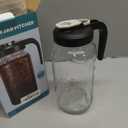 2 Quart Glass Pitcher with Lid - Airtight & Leakproof Mason Jar Pitcher with Filter Lid, Wide Mouth Glass Jar, Heavy Duty Glass Container for Water, Juice, Milk, Tea, Iced Coffee, and Drinks