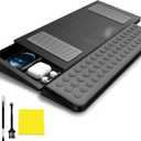 Computer Tilt Keyboard Stand - Acrylic Ergonomic Keyboard Holder for Easy Typing Working, Keyboard Riser with Comfortable Wrist Rest for Keyboard, Office, Home - Fits All Keyboard Sizes (A2)